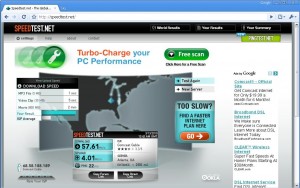 Speed Test - 60 Mbps